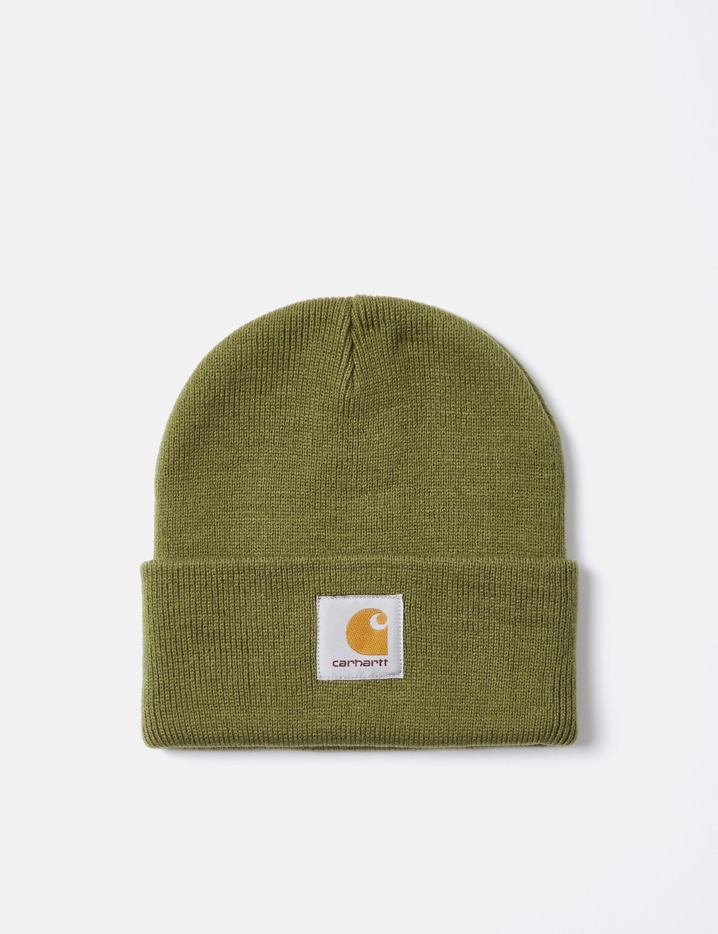 Short Watch Beanie Hat - Seaweed Green