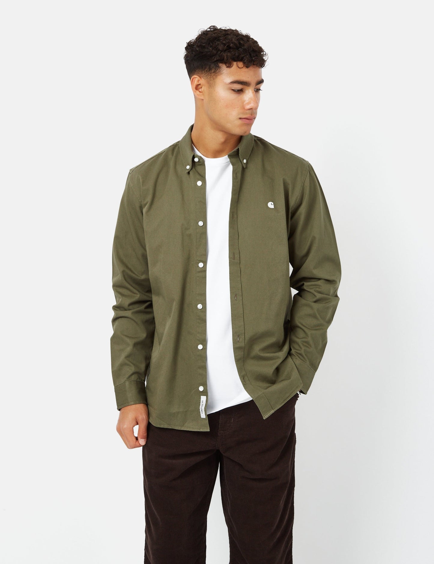 Madison Shirt - Seaweed Green/Wax