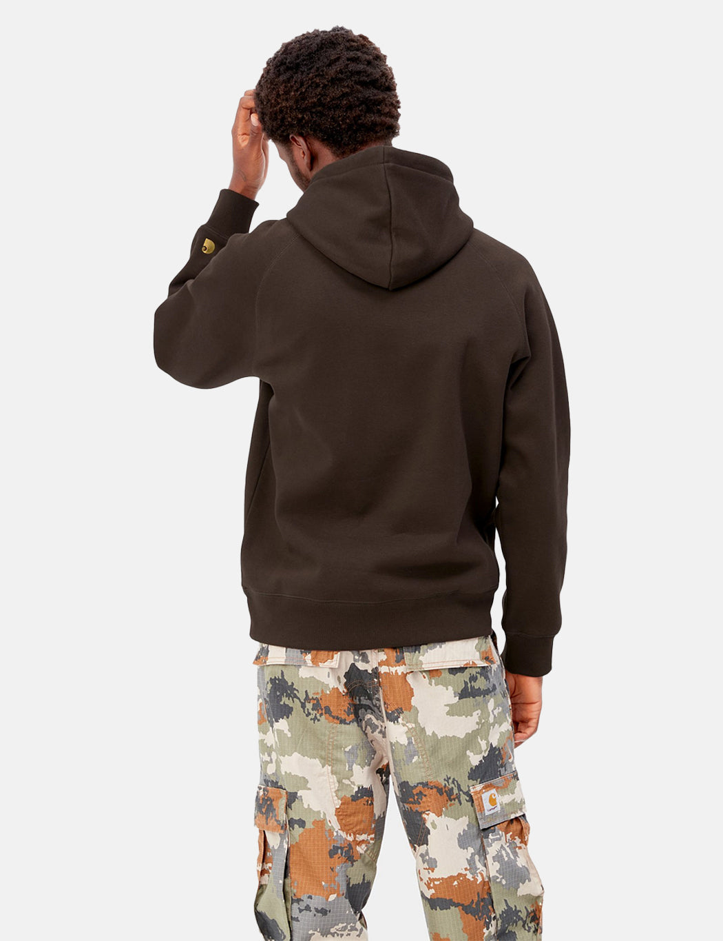 Chase Hooded Sweatshirt - Dark Umber Brown