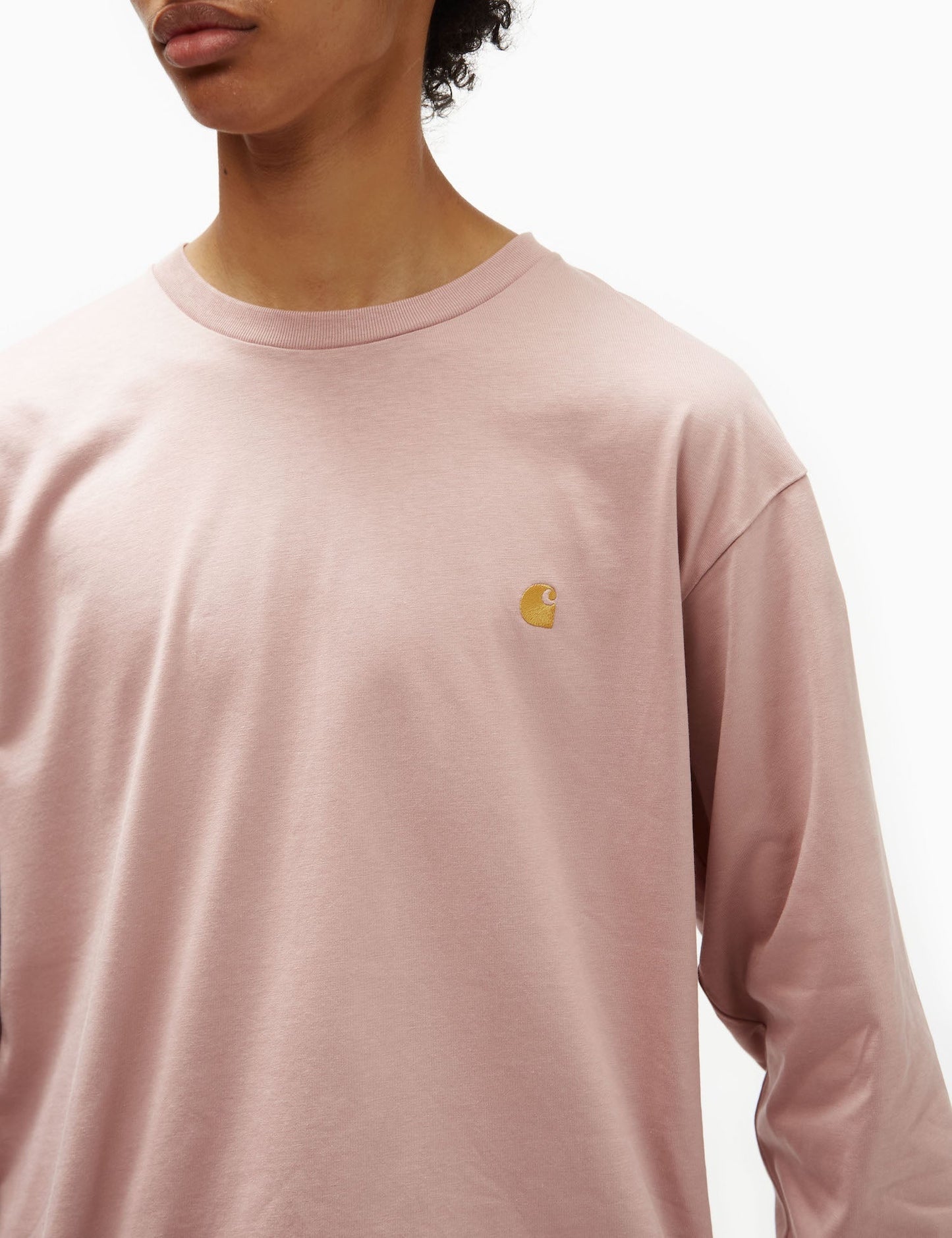 Long Sleeve Chase T-Shirt (Loose) - Glassy Pink