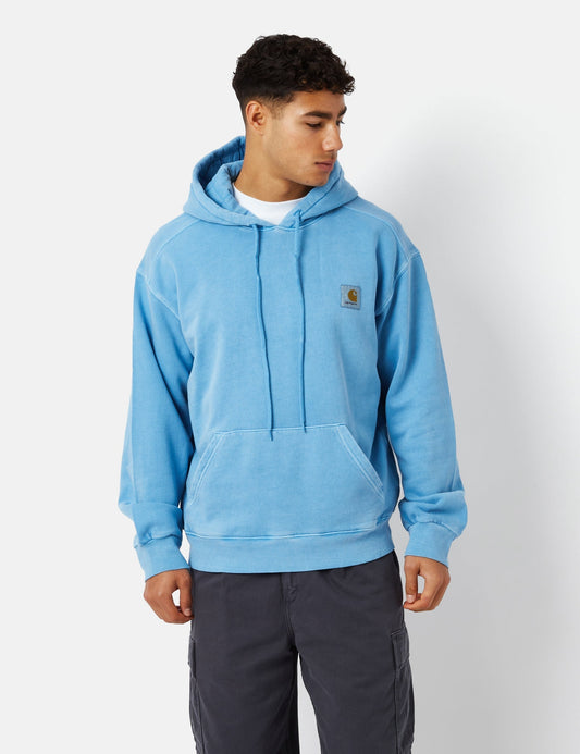 Nelson Hooded Sweatshirt - Piscine Blue