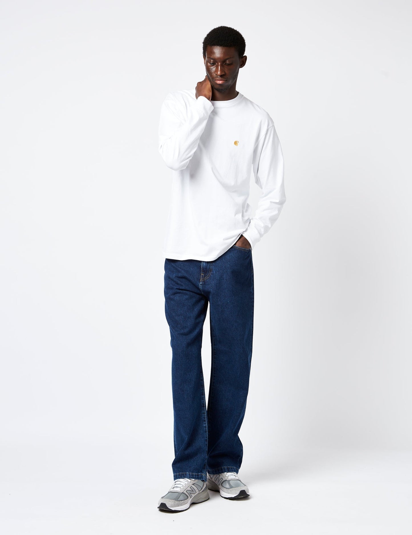 Landon Pant (Loose Tapered) - Blue Stone Washed