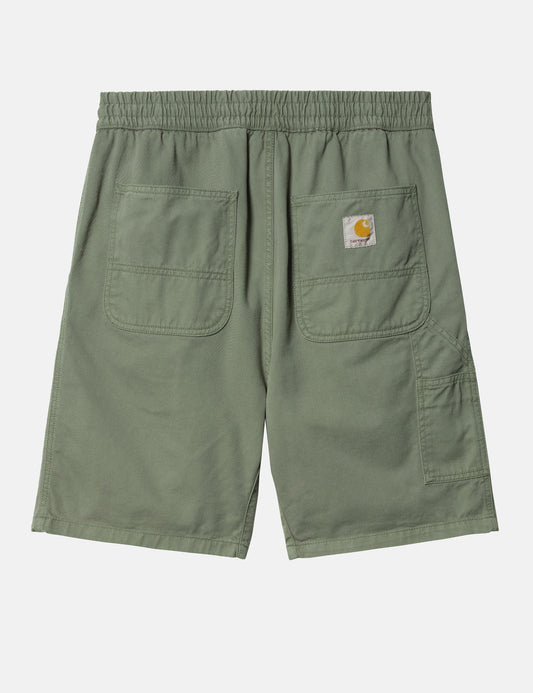 Flint Short - Park Green Garment Dyed