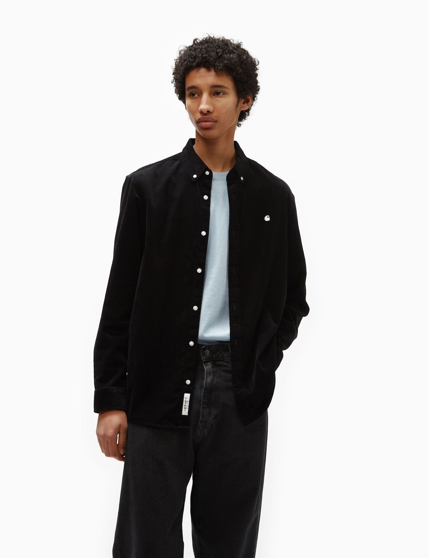 Madison Fine Cord Shirt (Regular) - Wax/Black