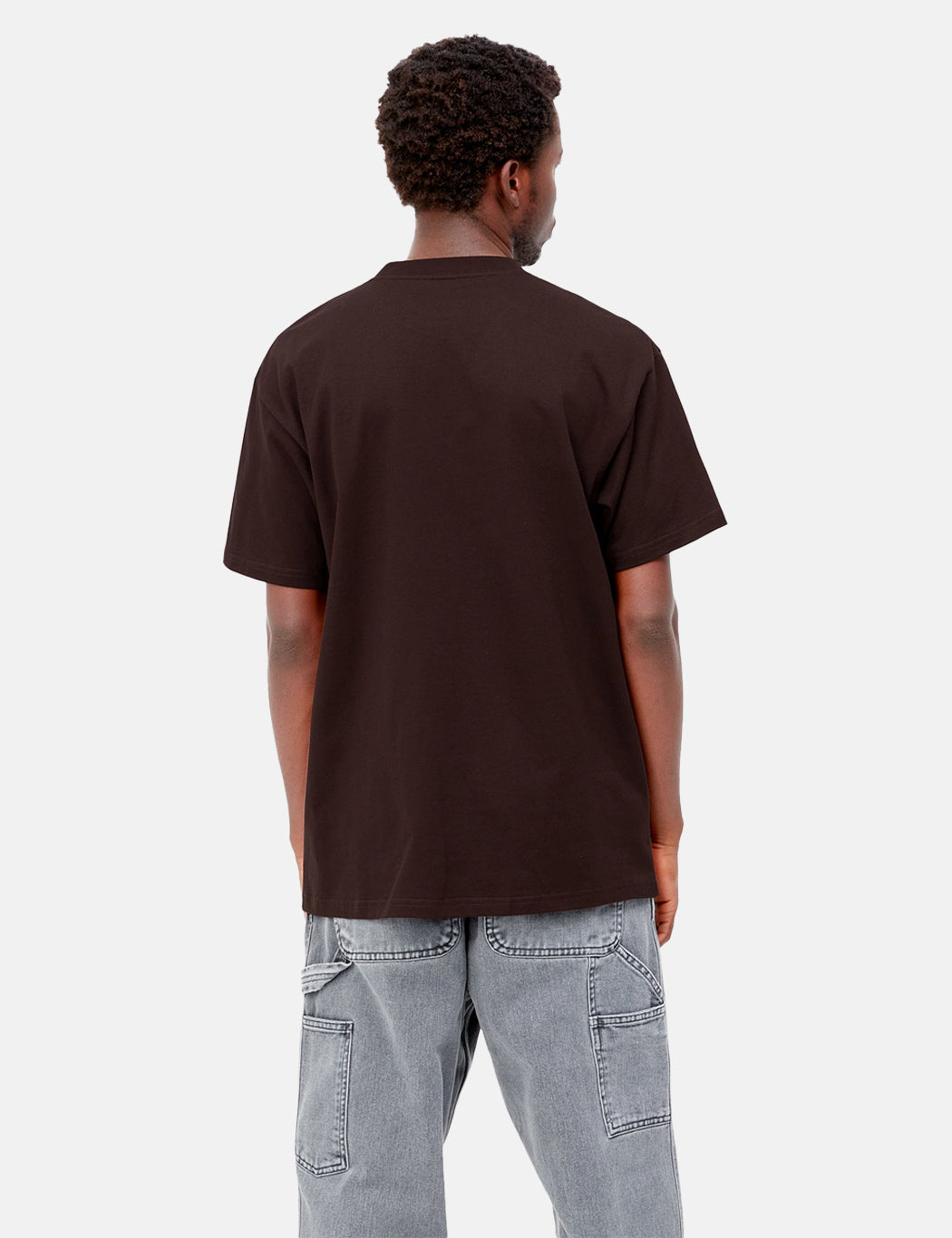 Bubble Script T-Shirt - Ale Brown