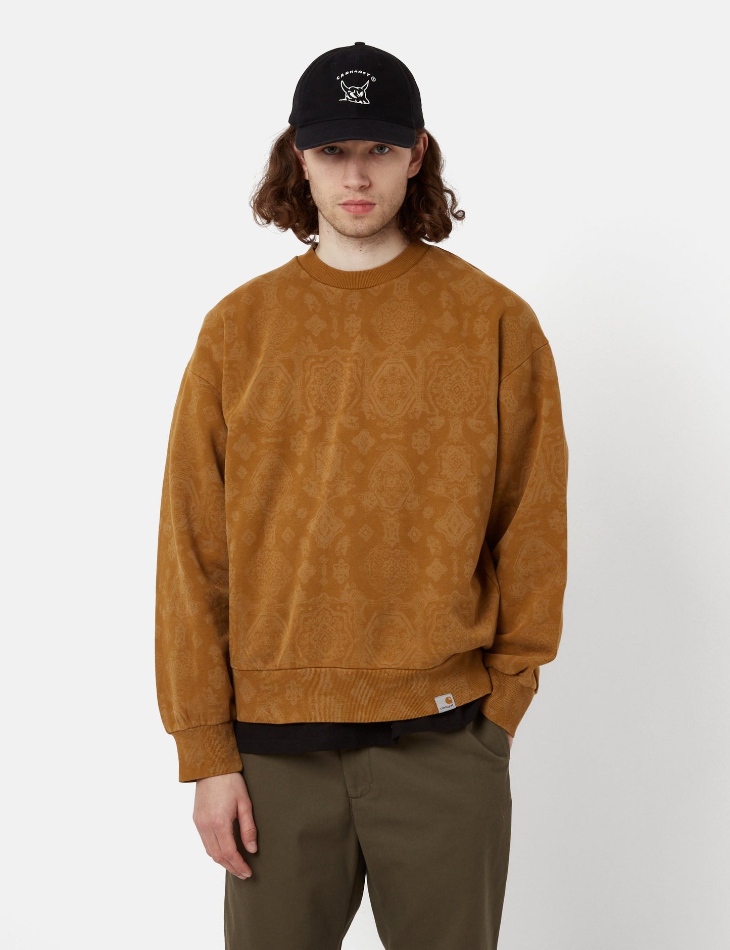 Verse Print Sweatshirt - Hamilton Brown