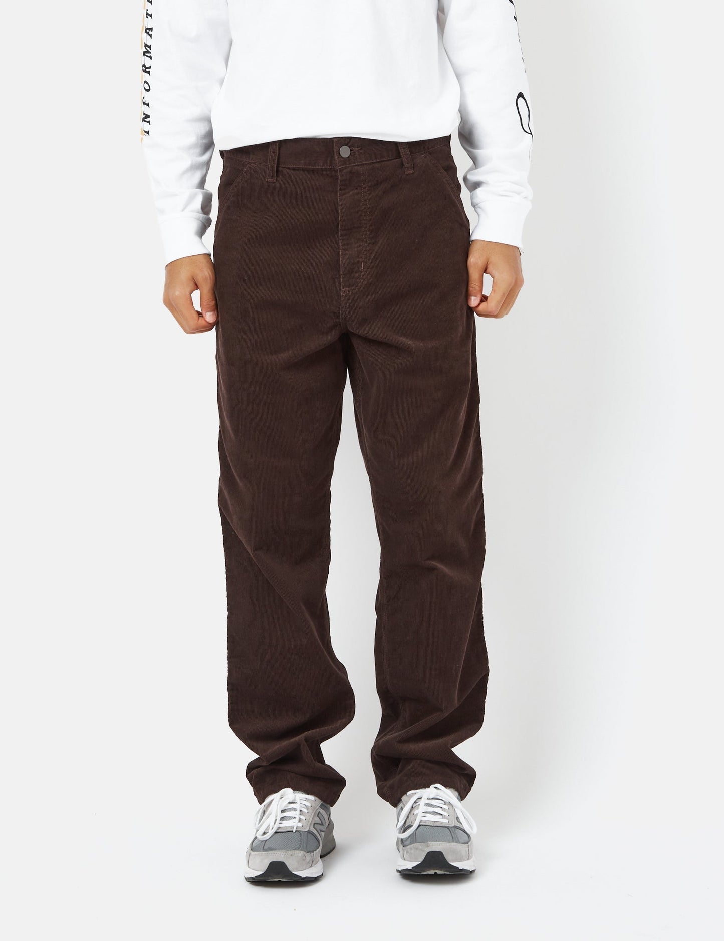 Single Knee Pant (Corduroy) - Dark Umber Brown