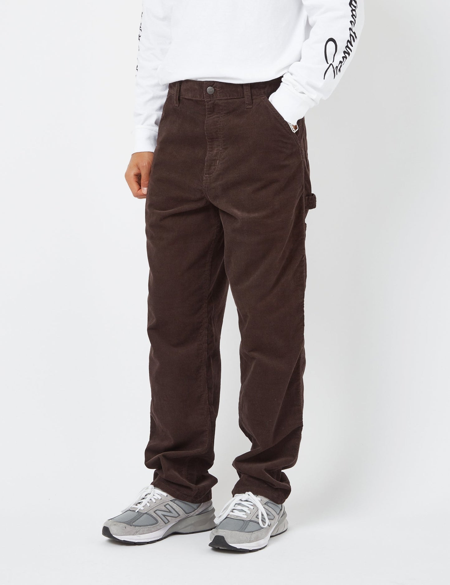 Single Knee Pant (Corduroy) - Dark Umber Brown