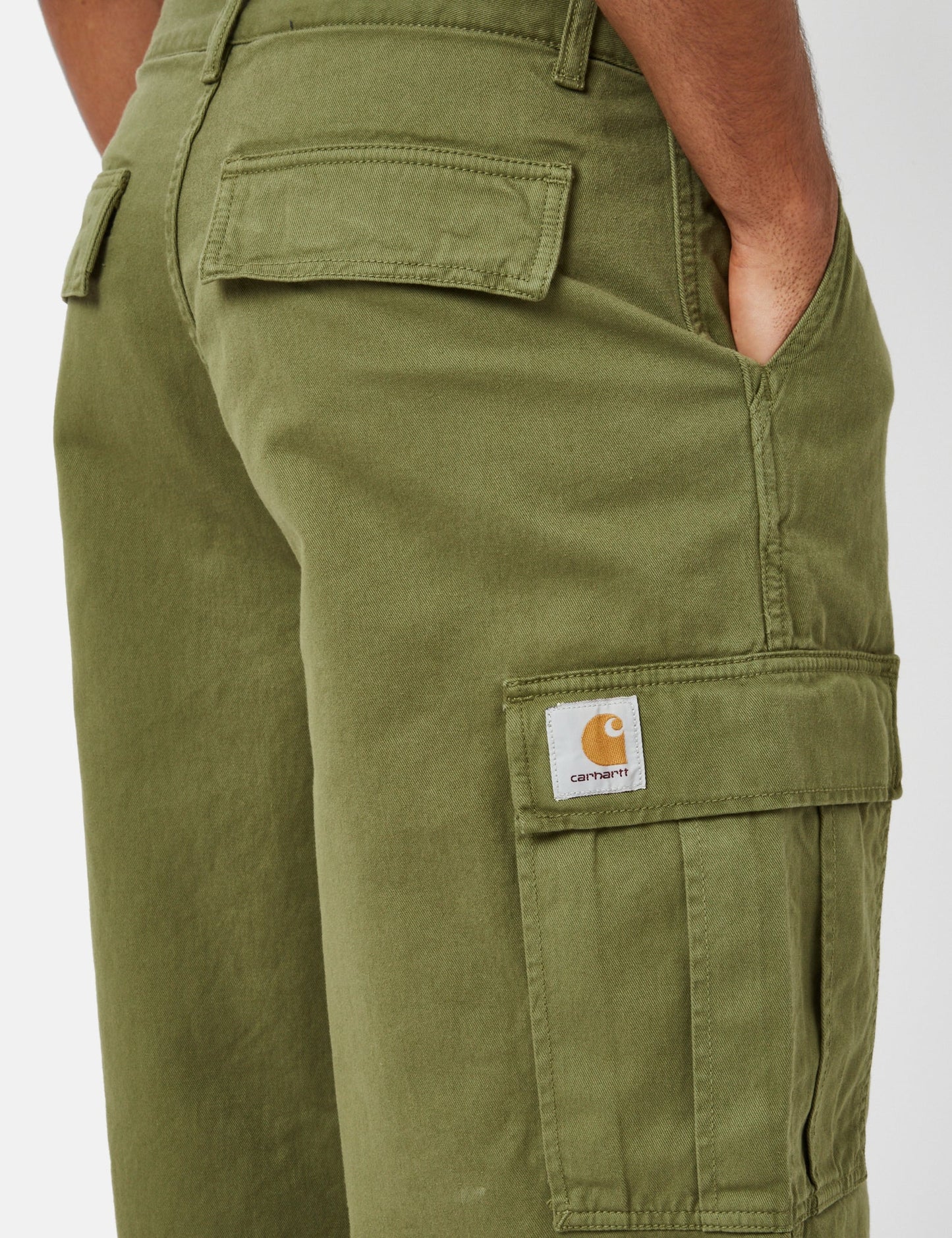 Cole Cargo Pant (Relaxed, Organic) - Kiwi Green