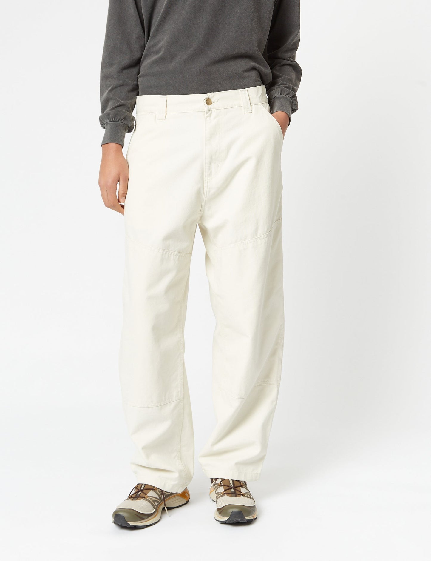 Wide Panel Pant (Loose) - Salt White