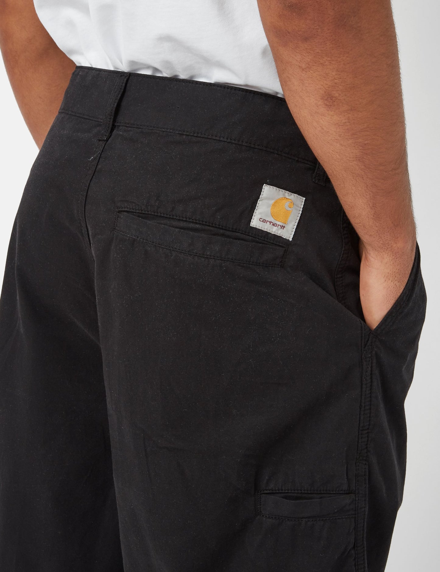 Colston Shorts (Loose) - Black Stone Washed