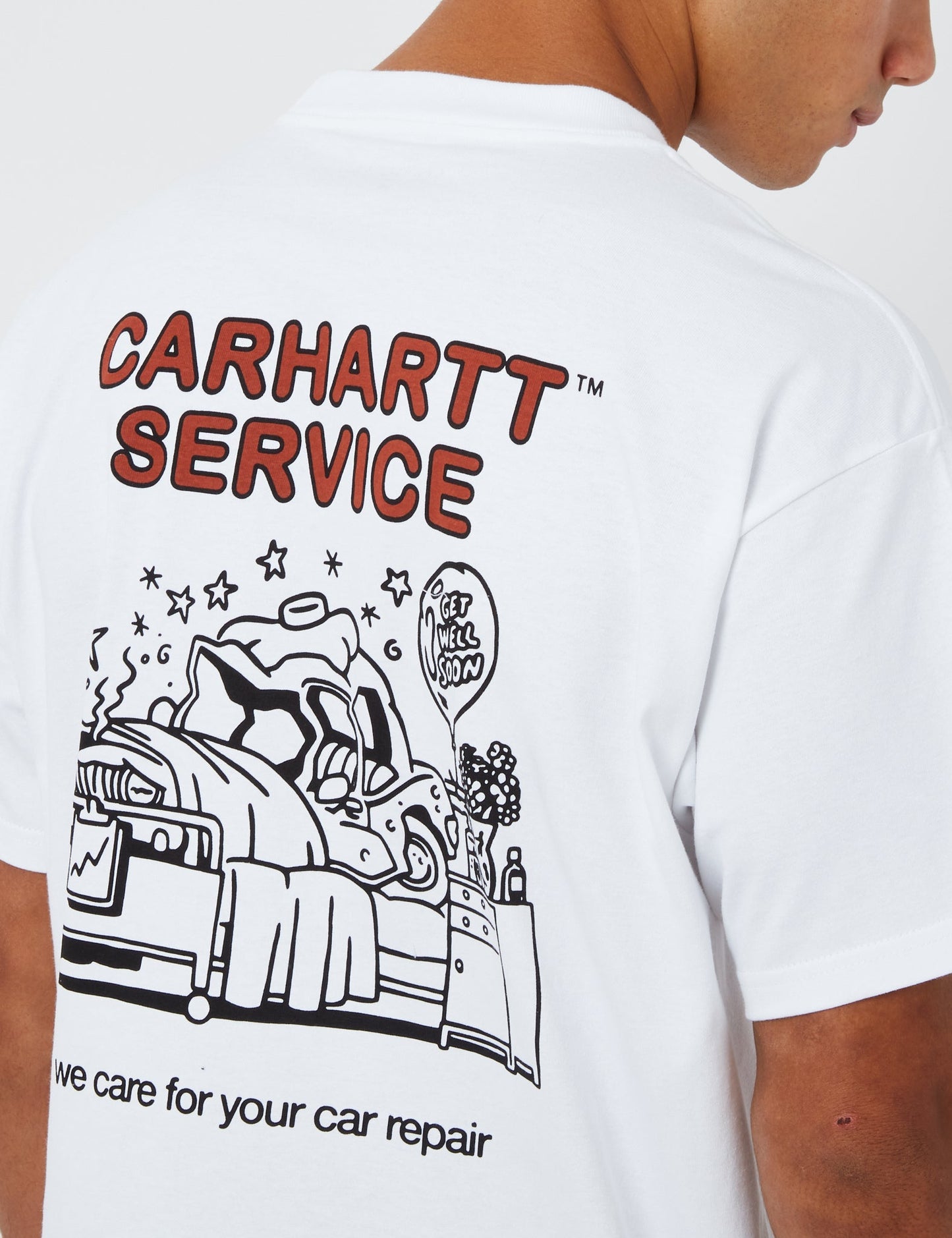 Car Repair T-Shirt (Organic) - White