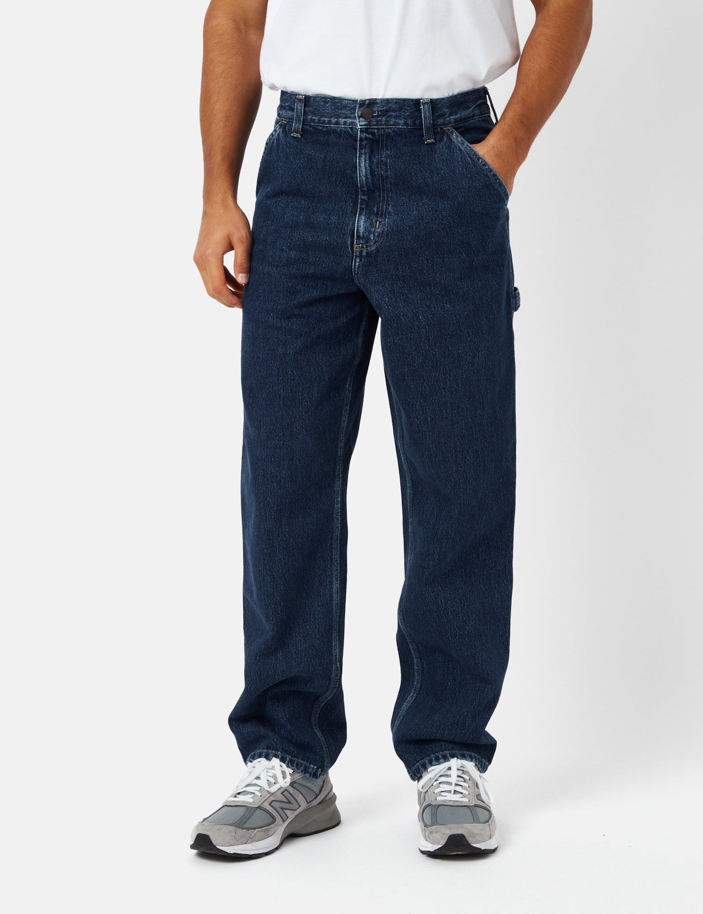 Single Knee Pant (Smith Denim) - Blue Stone Washed