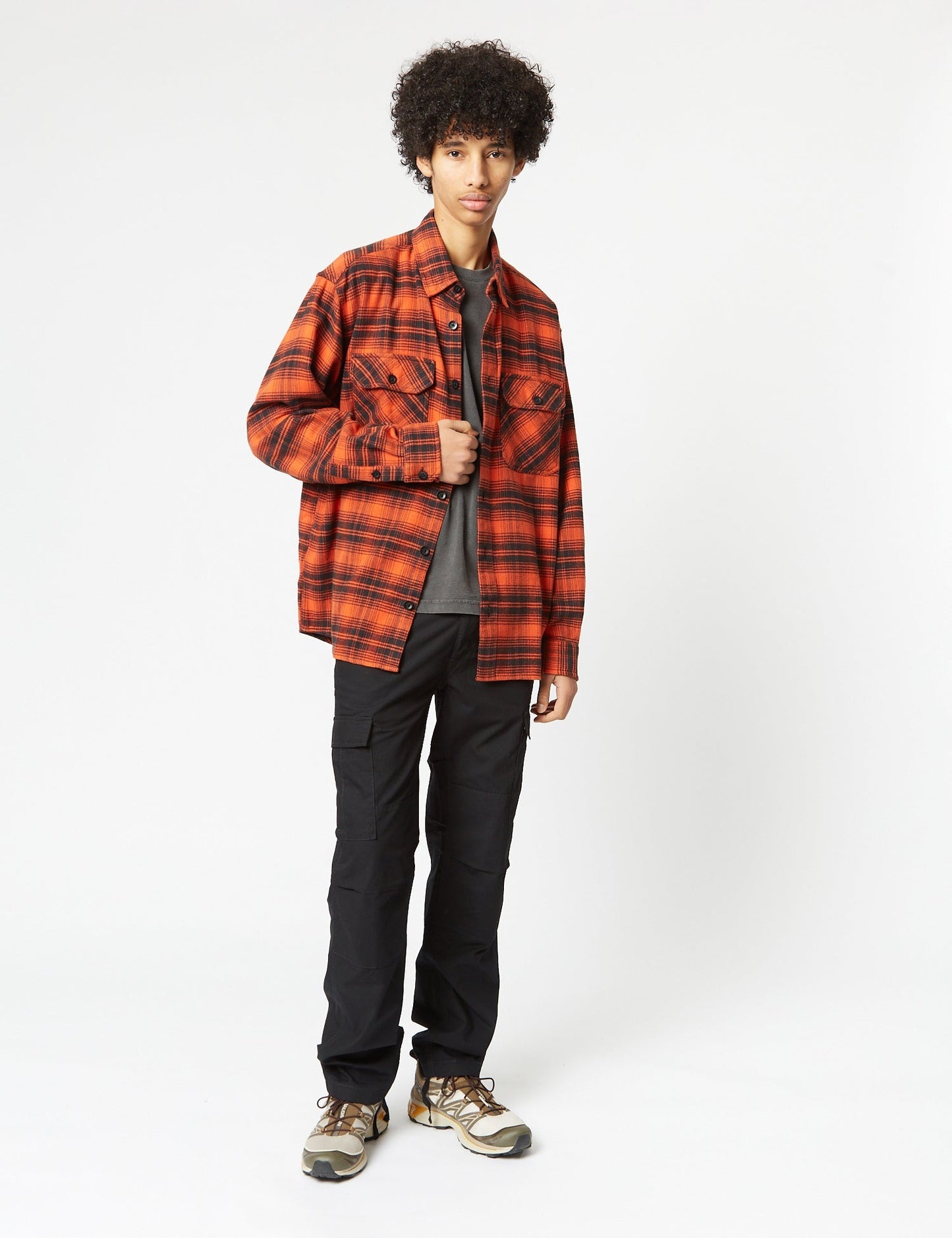 Krenz Long Sleeve Shirt - Brick Red