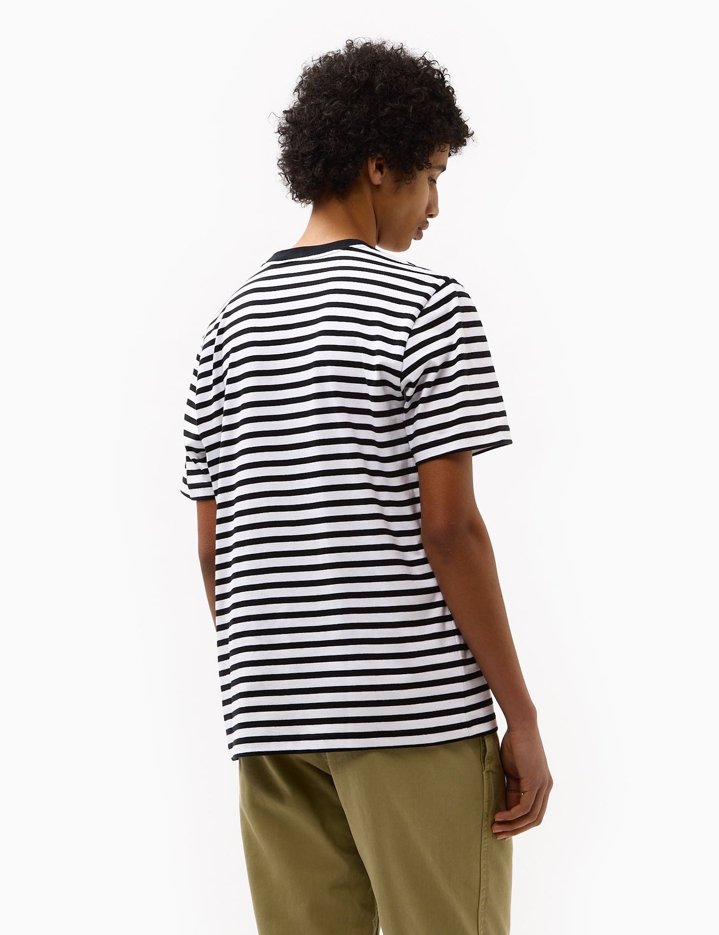 Seidler Stripe Pocket T-Shirt - Black/White