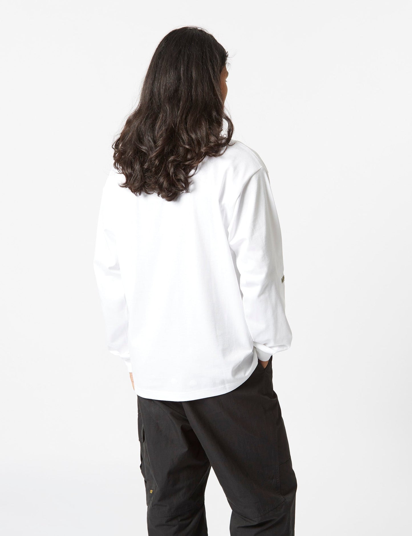 Assemble Long Sleeve T-Shirt (Organic) - White