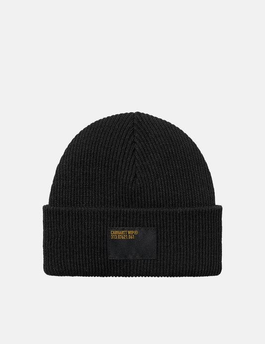 Haste Beanie Hat - Black