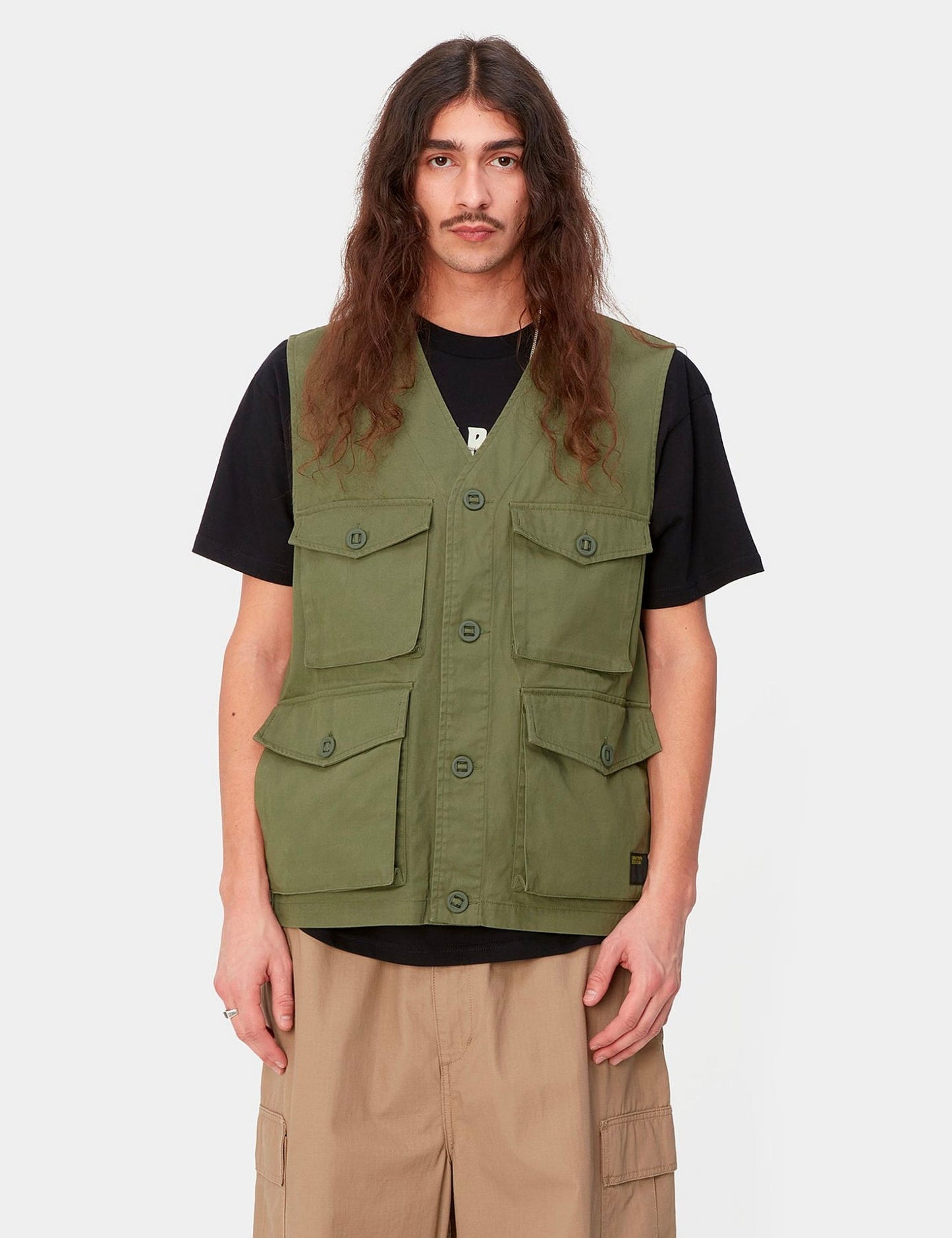 Unity Vest - Black Heavy Enzyme Wash